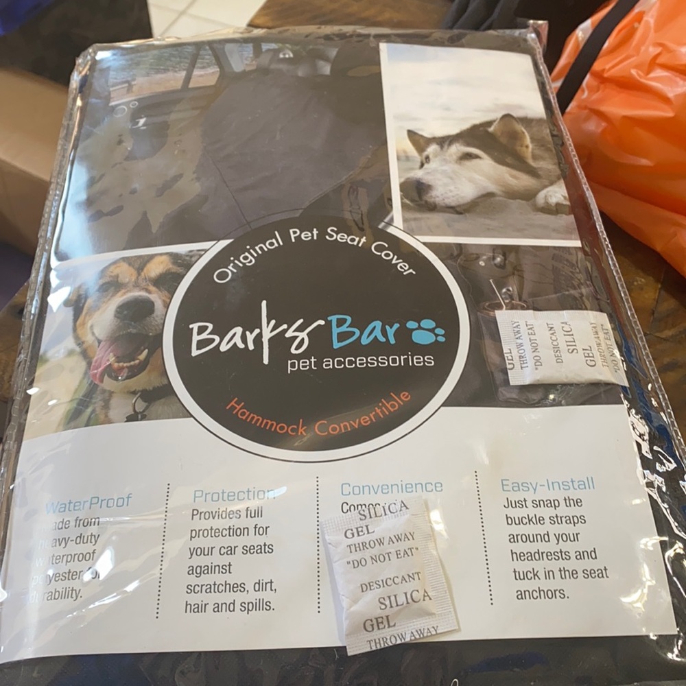 New pet seat cover and hammock convertible